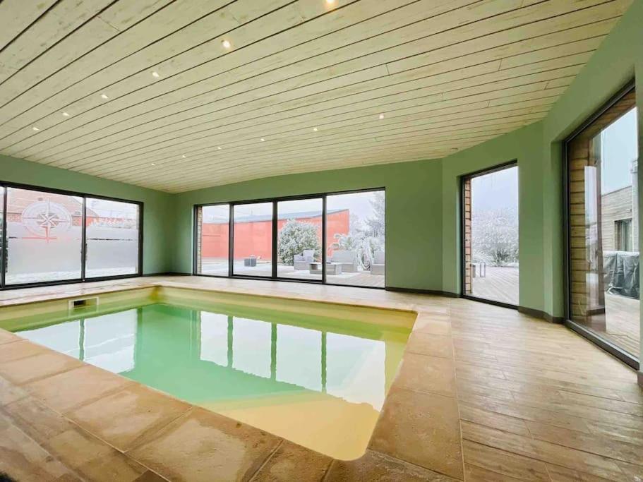 Villa D'Architecte Avec Piscine Chauffee Ligny-en-Cambresis Exterior photo
